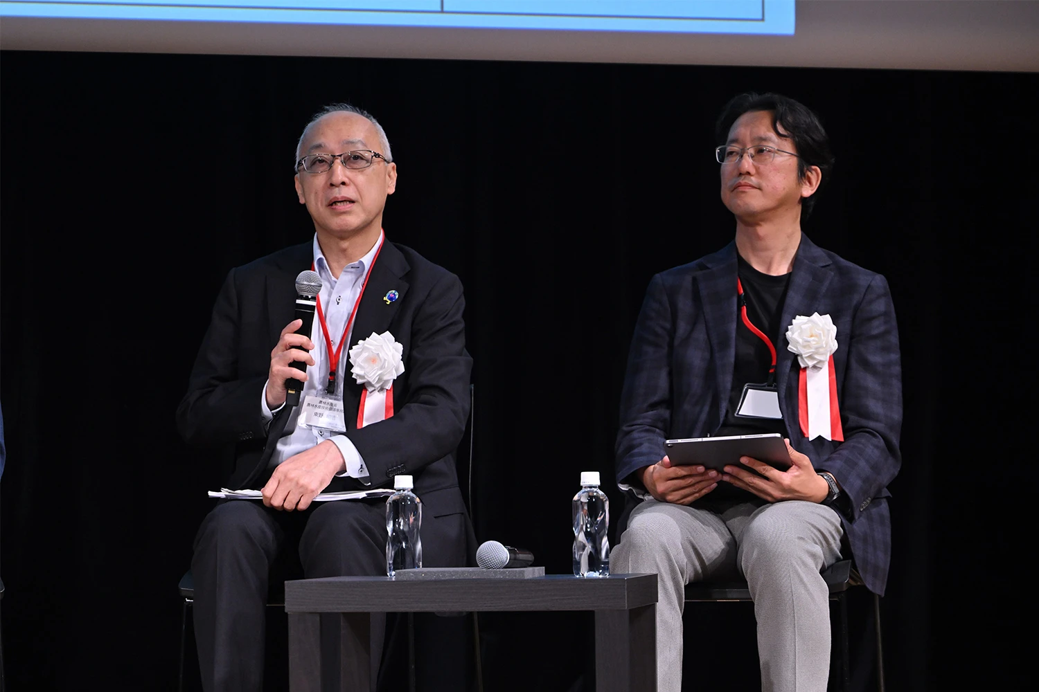 左から農林水産省の東野氏と農林中央金庫の宮路氏